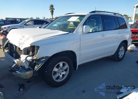 2002 Toyota Highlander Limited V6 z USA, uszkodzony, nr VIN JTEGF21A720030885